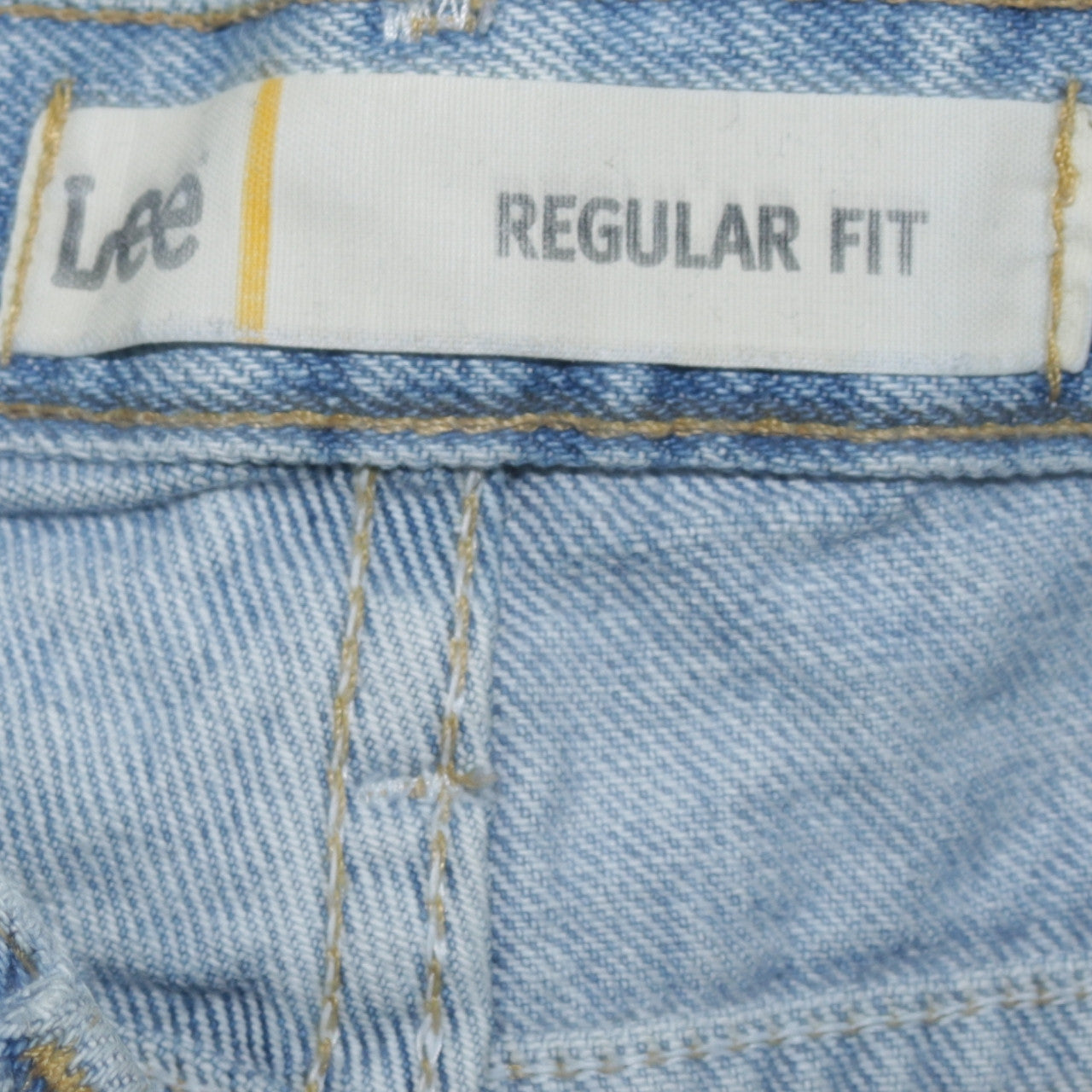 Lee Mens Blue Regular Fit Straight Leg Denim Jeans 34x30