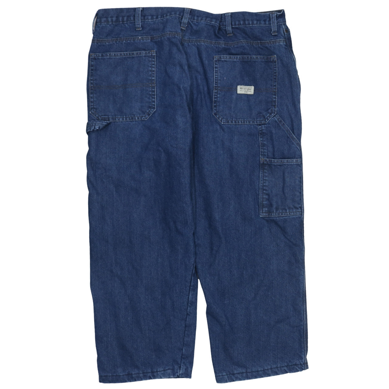 Wrangler Men Blue 40x30 Regular Fit Lined Denim Straight Jeans