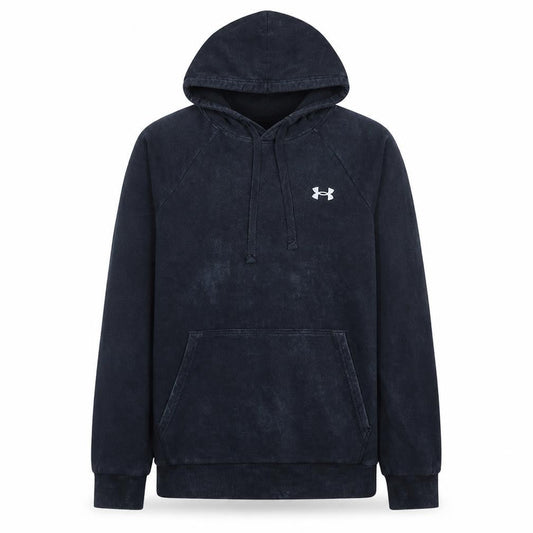 Under Armour Boys Black Pullover Hoodie ColdGear Small Fleece