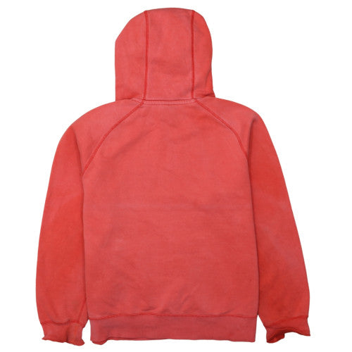 Nike Men's Red Pullover Hoodie Large Graphic Logo Fleece