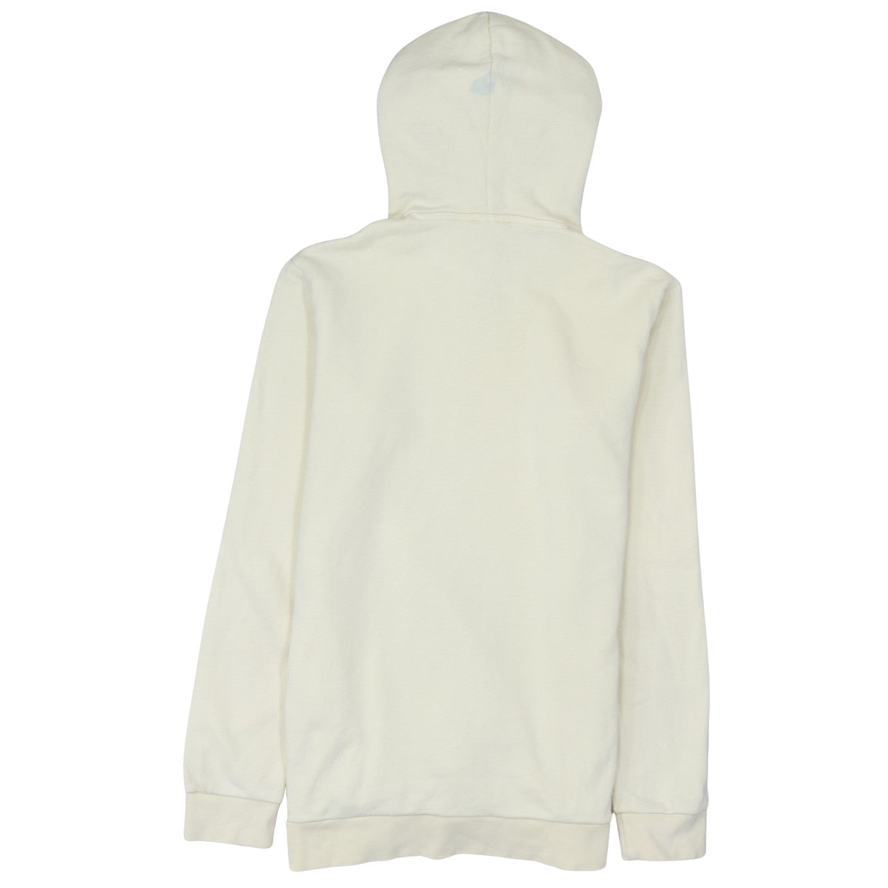 Adidas Men Beige Pullover Hoodie Size S Cotton Blend