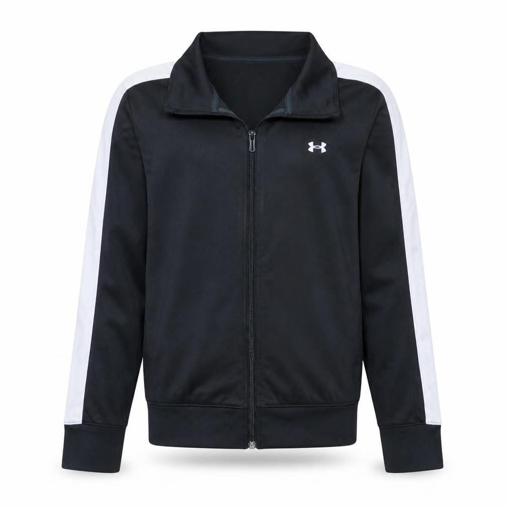 Under Armour Boys Black Full Zip Sports Sweatshirt Size S