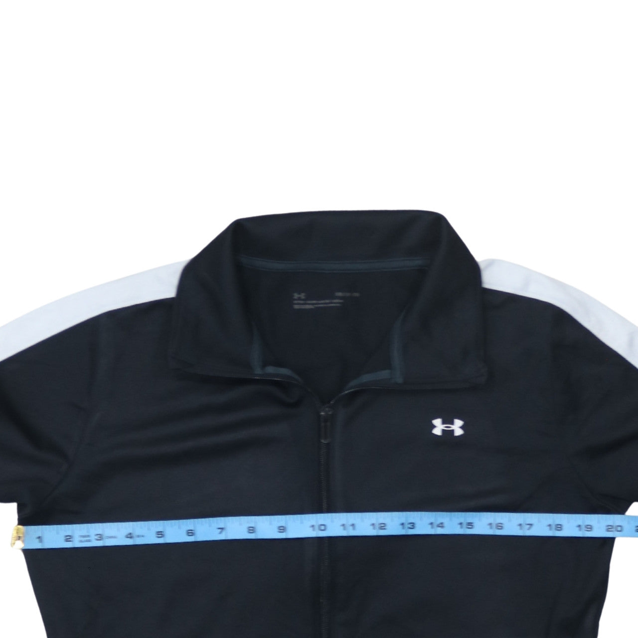 Under Armour Boys Black Full Zip Sports Sweatshirt Size S