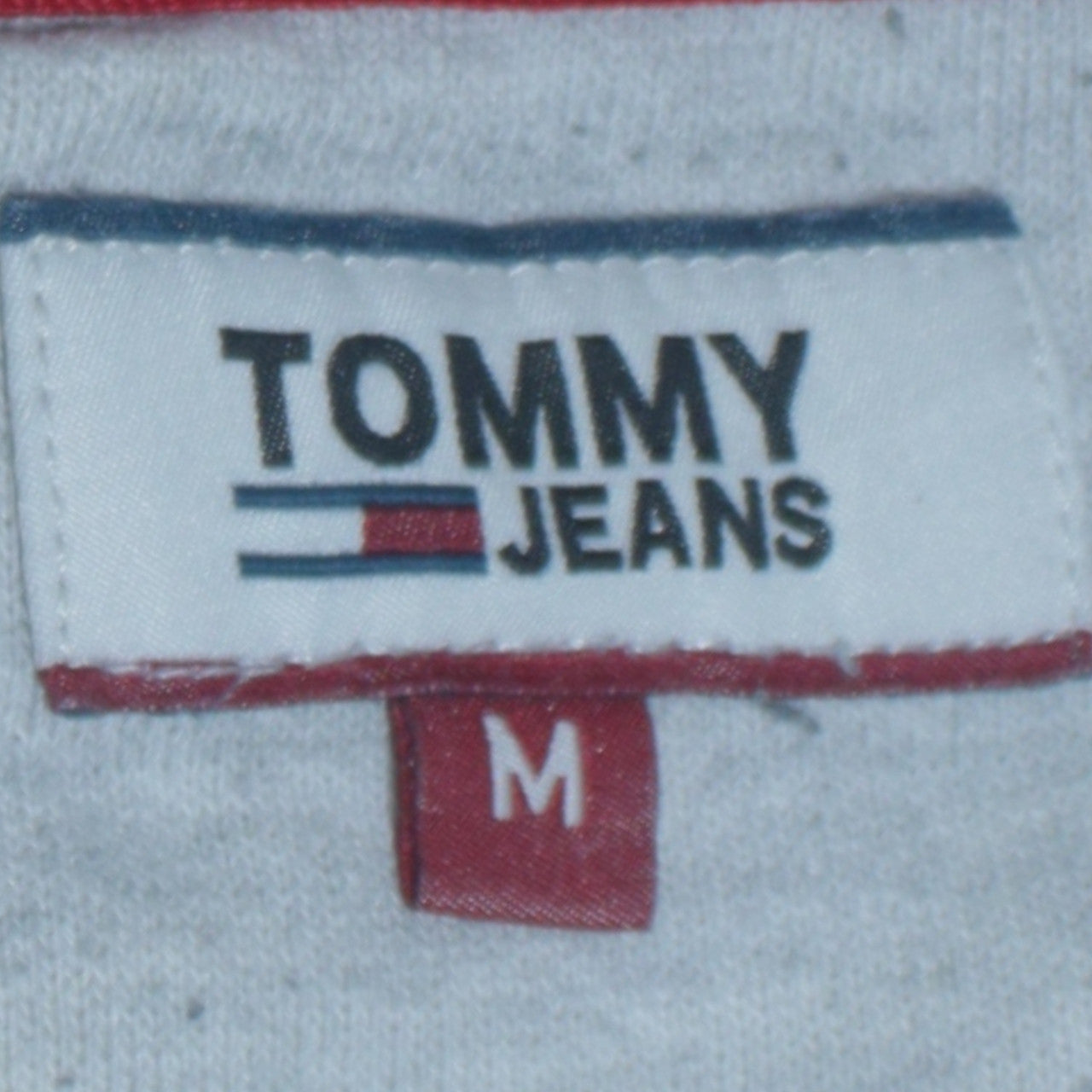 Tommy Jeans Women Grey Crew Neck Sweatshirt M Classic Fit