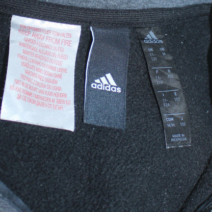 Additional view of Adidas boys’ grey 11-12 years 1/2 zip pullover hoodie sweatshirt