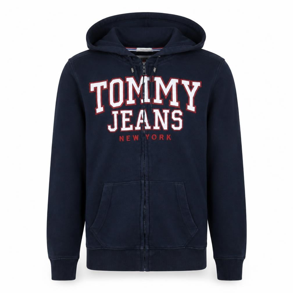 Tommy Jeans Men's Blue Full Zip Hoodie S Regular Fit