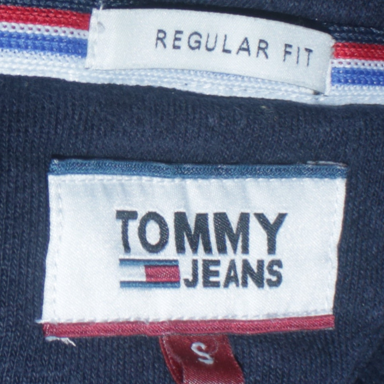 Tommy Jeans Men's Blue Full Zip Hoodie S Regular Fit