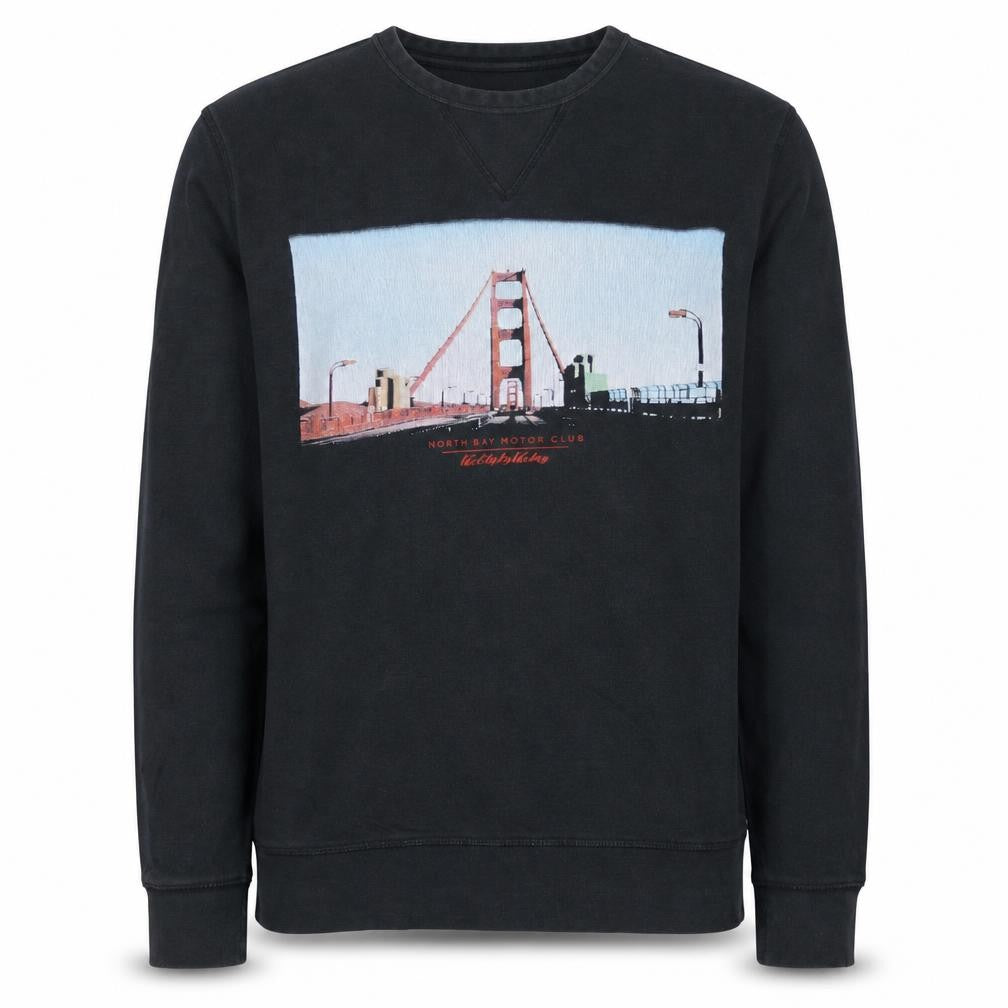 H&M L.O.G.G Men’s Black Graphic Pullover Sweatshirt Size M