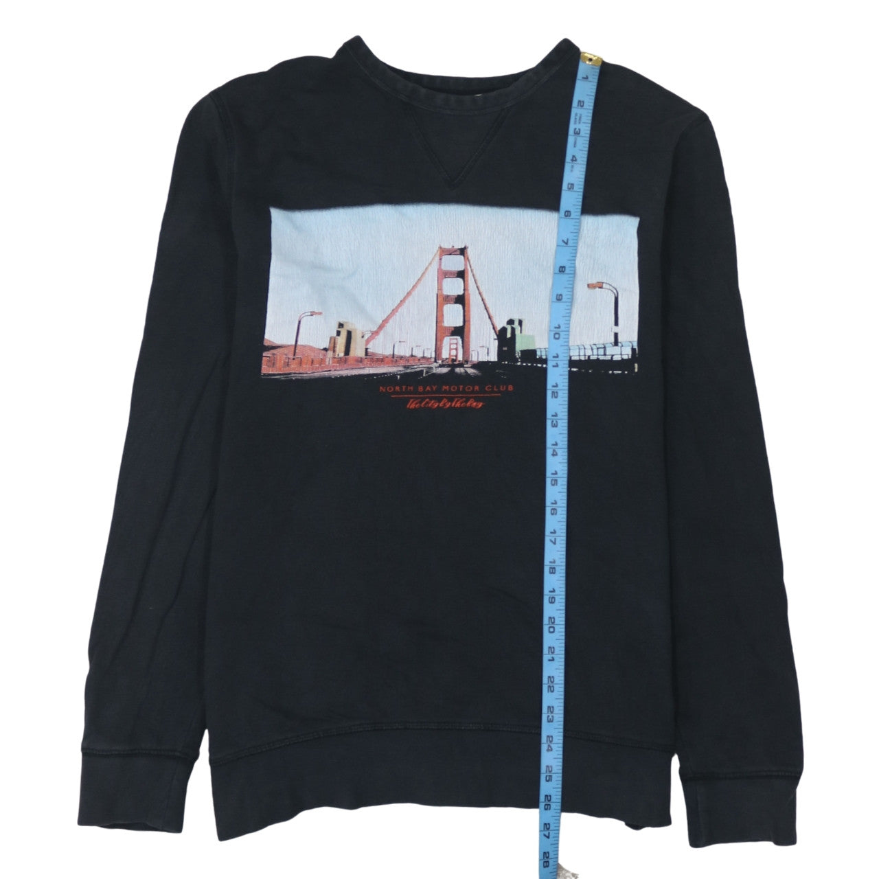 H&M L.O.G.G Men’s Black Graphic Pullover Sweatshirt Size M