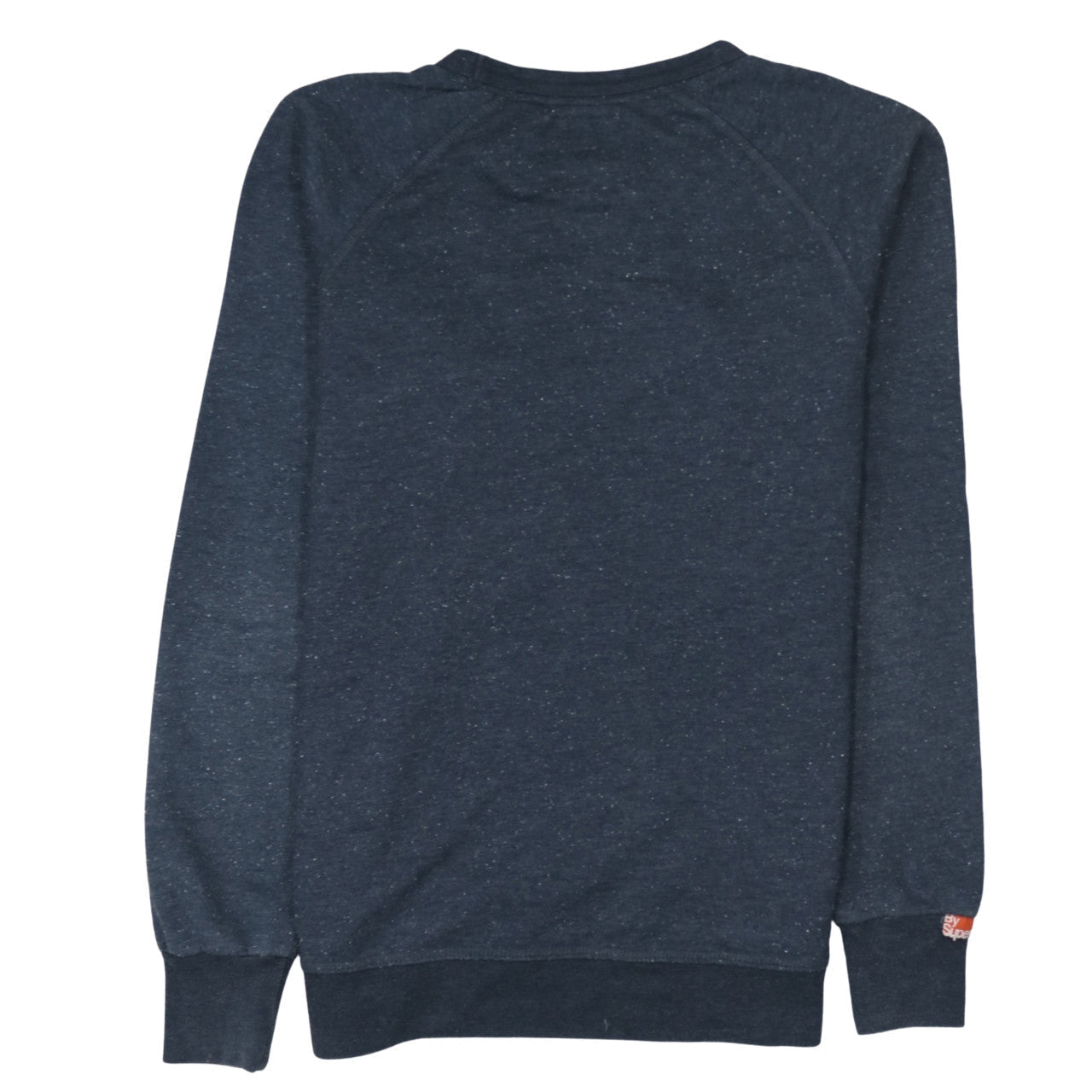 Superdry Men's Blue L Pullover Sweatshirt Crew Neck Logo Athletic