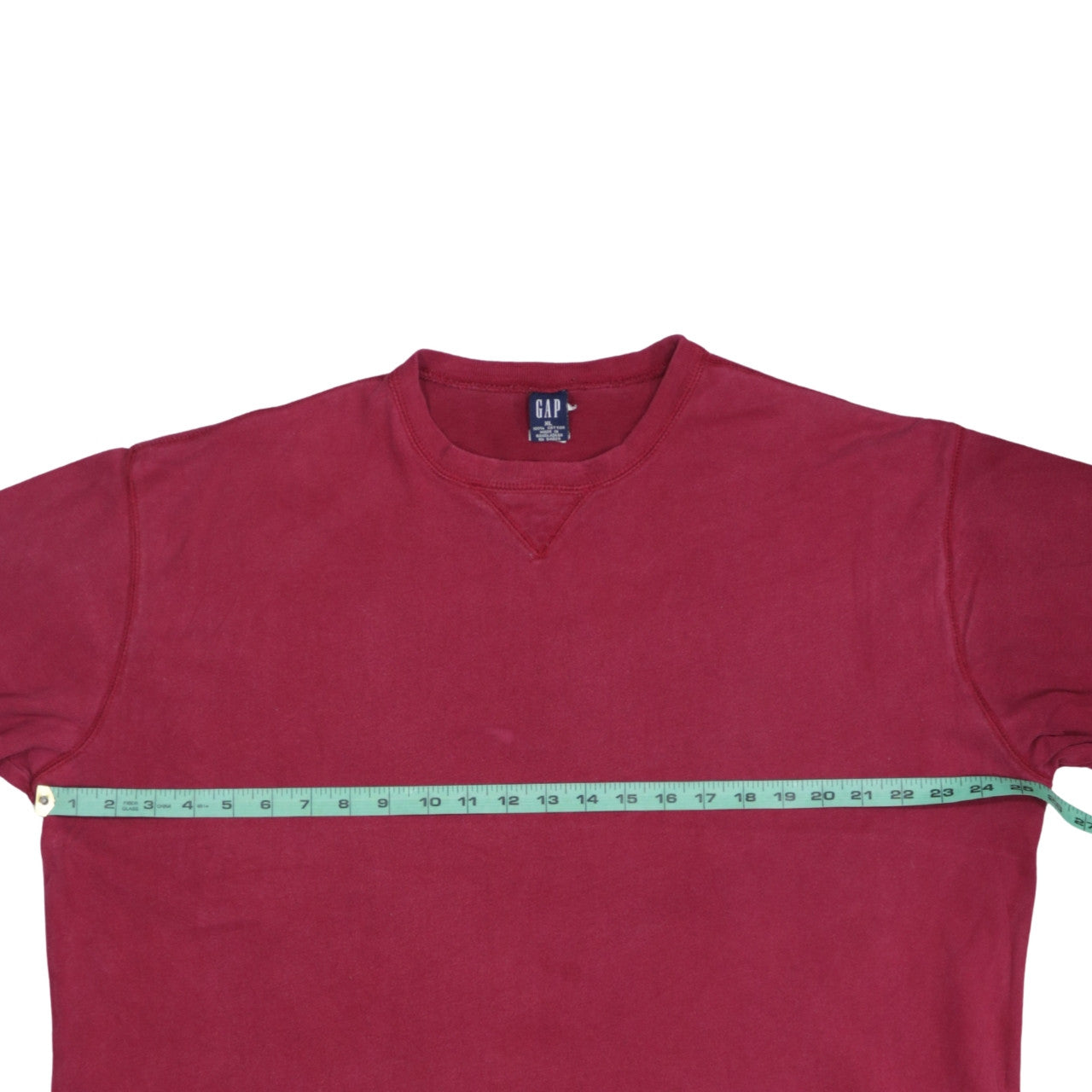 GAP Mens Red Cotton Crew Neck Pullover Sweatshirt XL