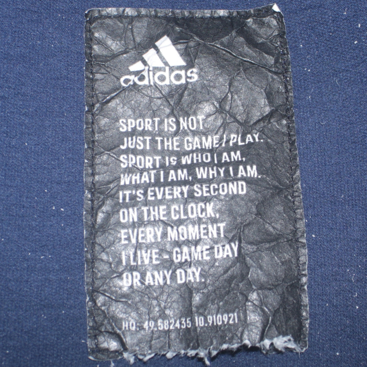 Adidas Men's Blue 1/2 Zip Fleece Pullover Sweatshirt Size M