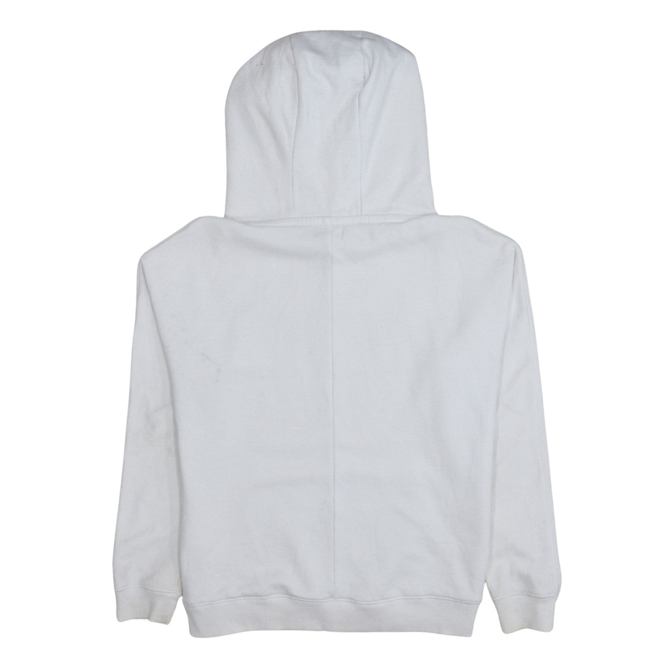 Diesel Men’s White Pullover Hoodie L Logo Fleece Sweatshirt