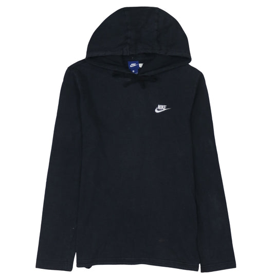Nike Men's Black Pullover Hoodie Small Regular Fit Cotton