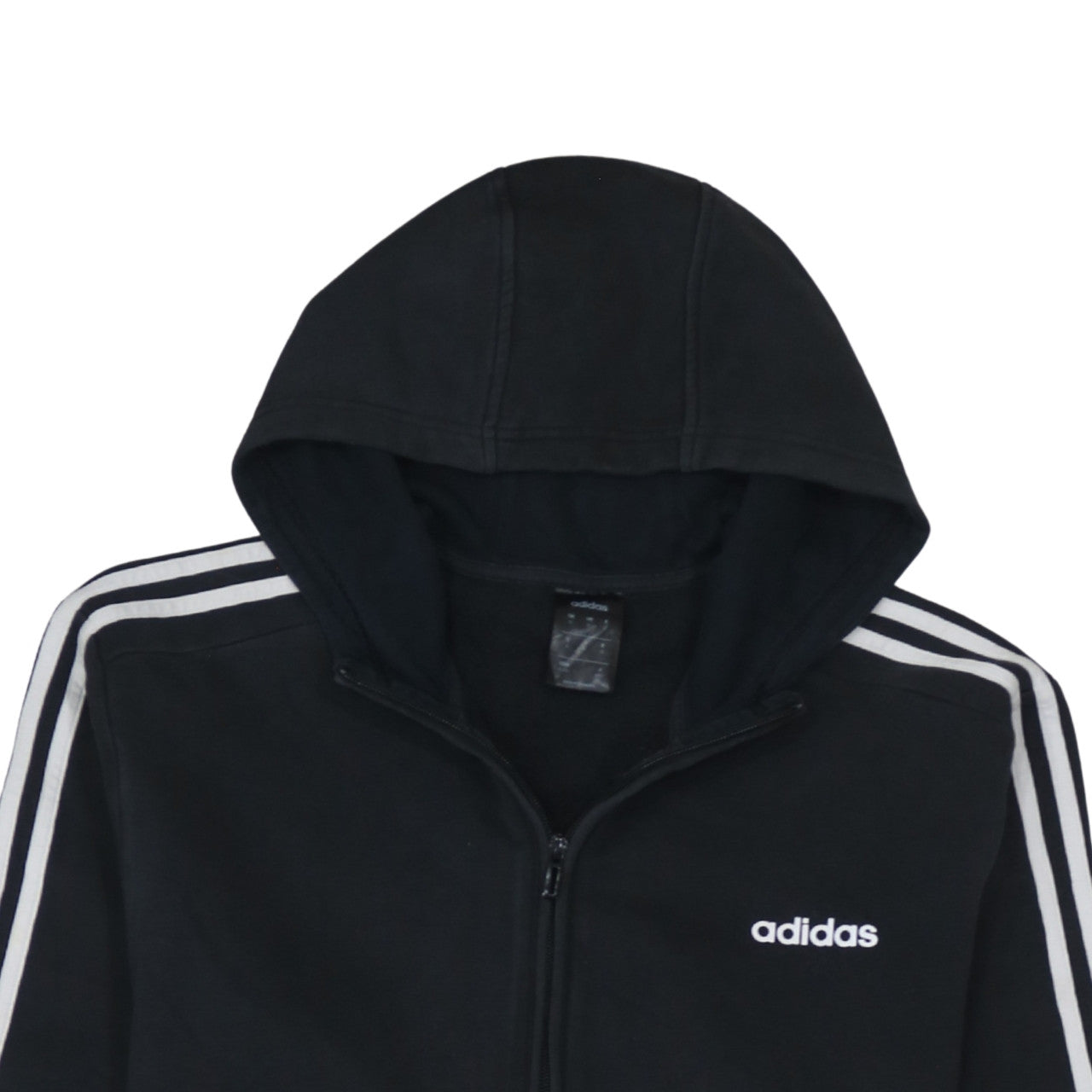 adidas Men's Black XL Full Zip Hoodie Sweatshirt