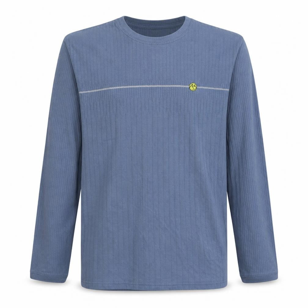 The North Face A5 Series Blue Cotton Knit Men's Pullover Jumper Size S