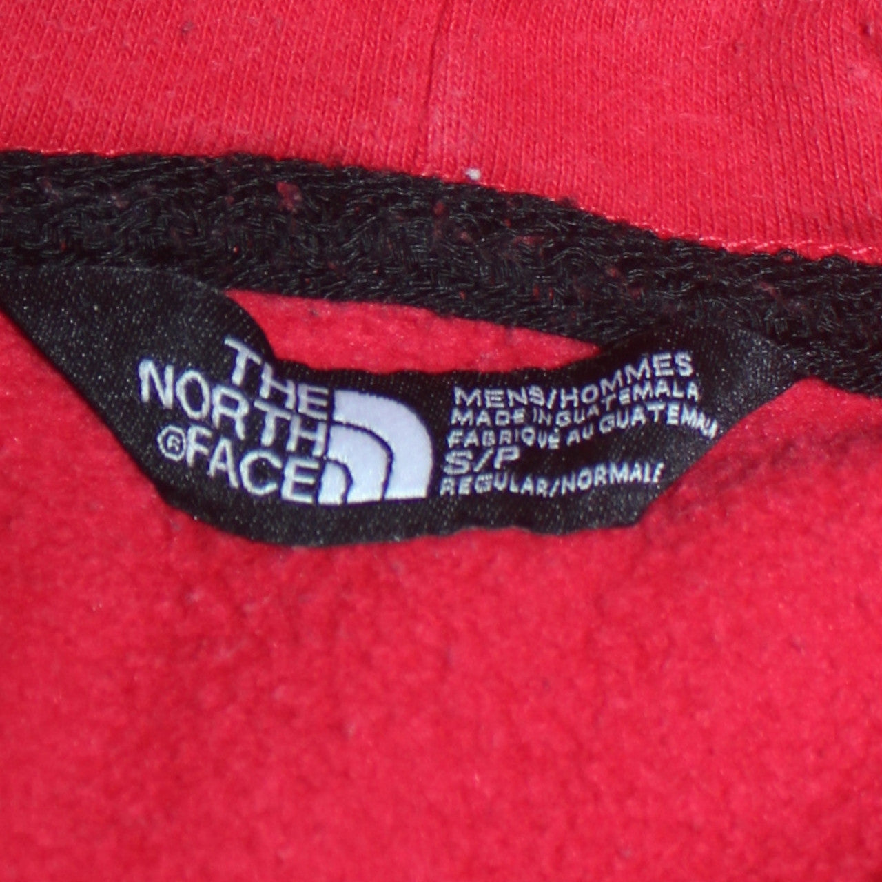 The North Face Men's Red Small Pullover Hoodie Graphic Fleece
