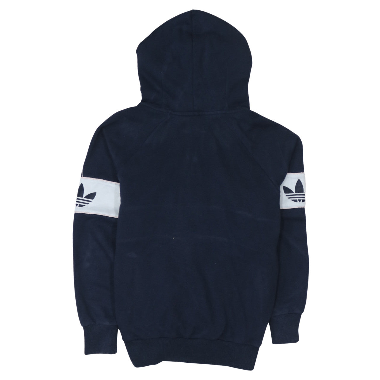 Adidas Originals Womens Navy Hoodie 1/2 Zip Hooded Sweatshirt Size 10