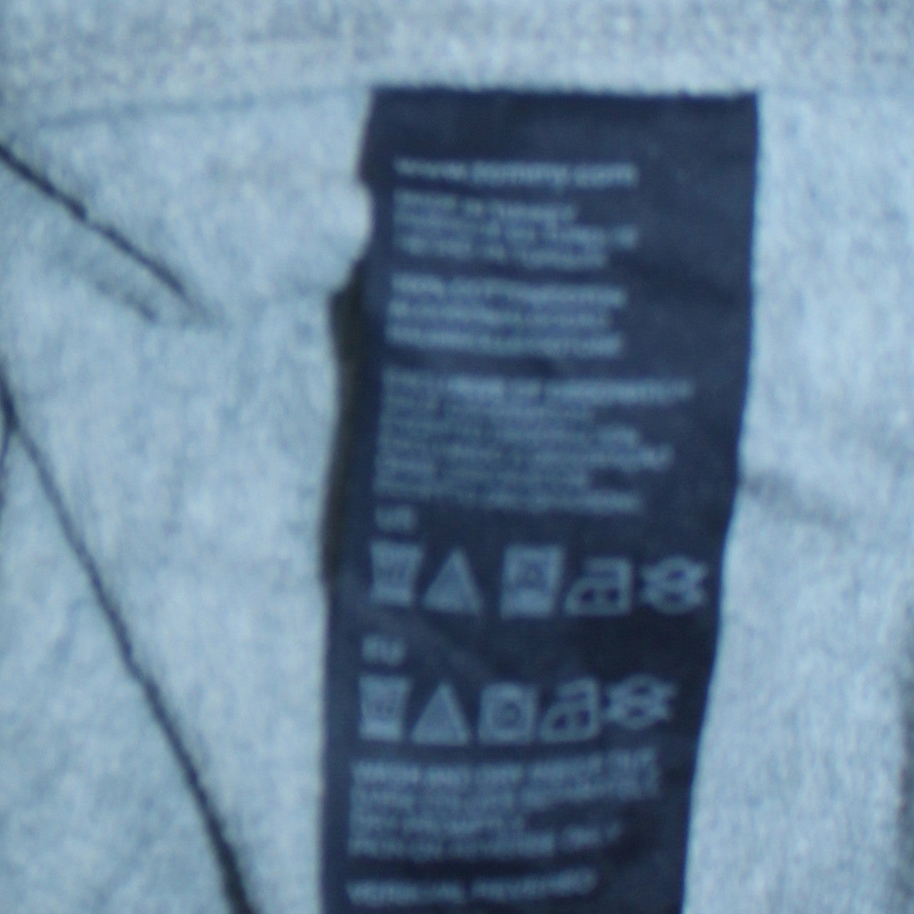 Hilfiger Denim Men's Grey Pullover Hoodie Medium 1985 Logo