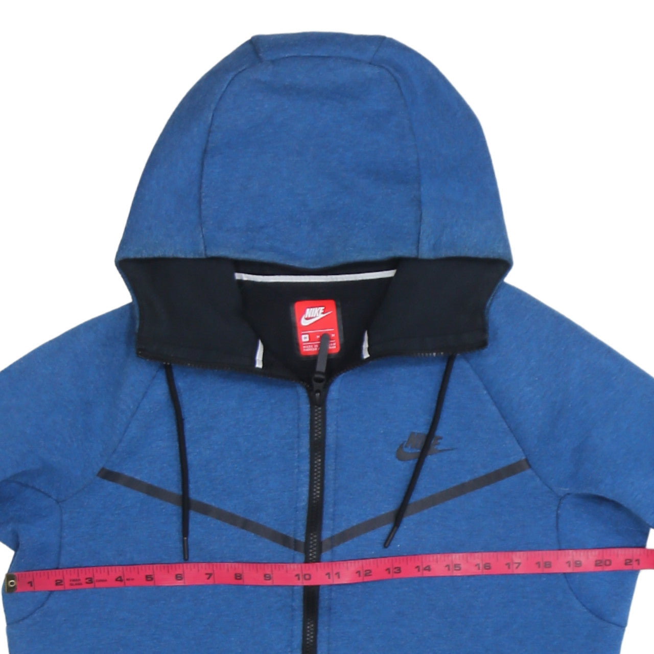 Nike Men’s Blue Full Zip Hoodie Size M Sportswear Sweatshirt