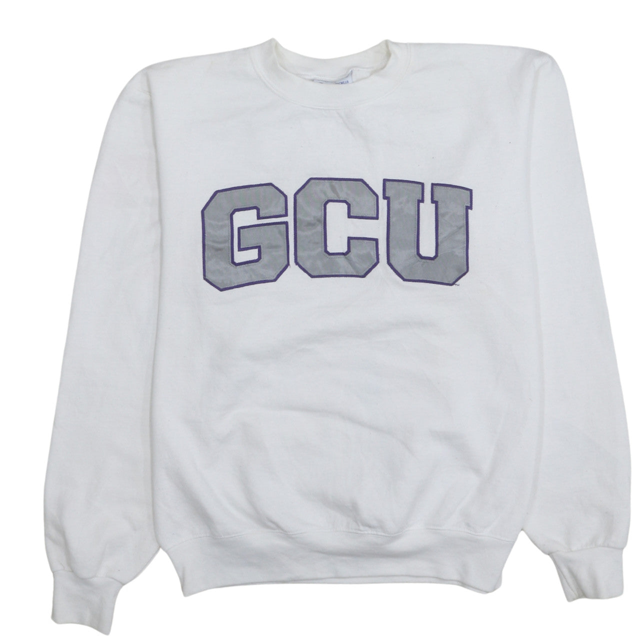 Champion Men's White GCU Logo Pullover Sweatshirt Size S