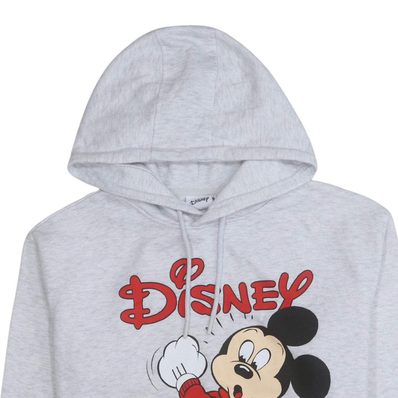 Disney Womens Grey Hoodie Mickey Mouse Graphic Size M 12/14