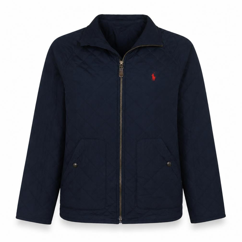 Ralph Lauren Teens Blue Quilted Full Zip Jacket Size 14