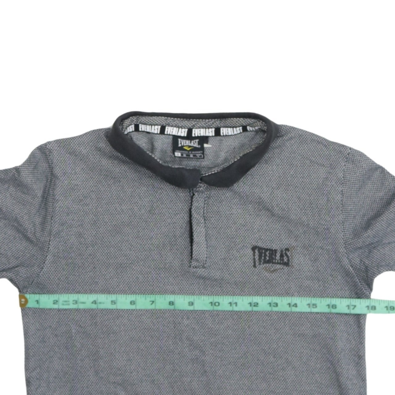 Everlast Men's Grey Short Sleeve Polo Shirt Size M Casual Sportswear