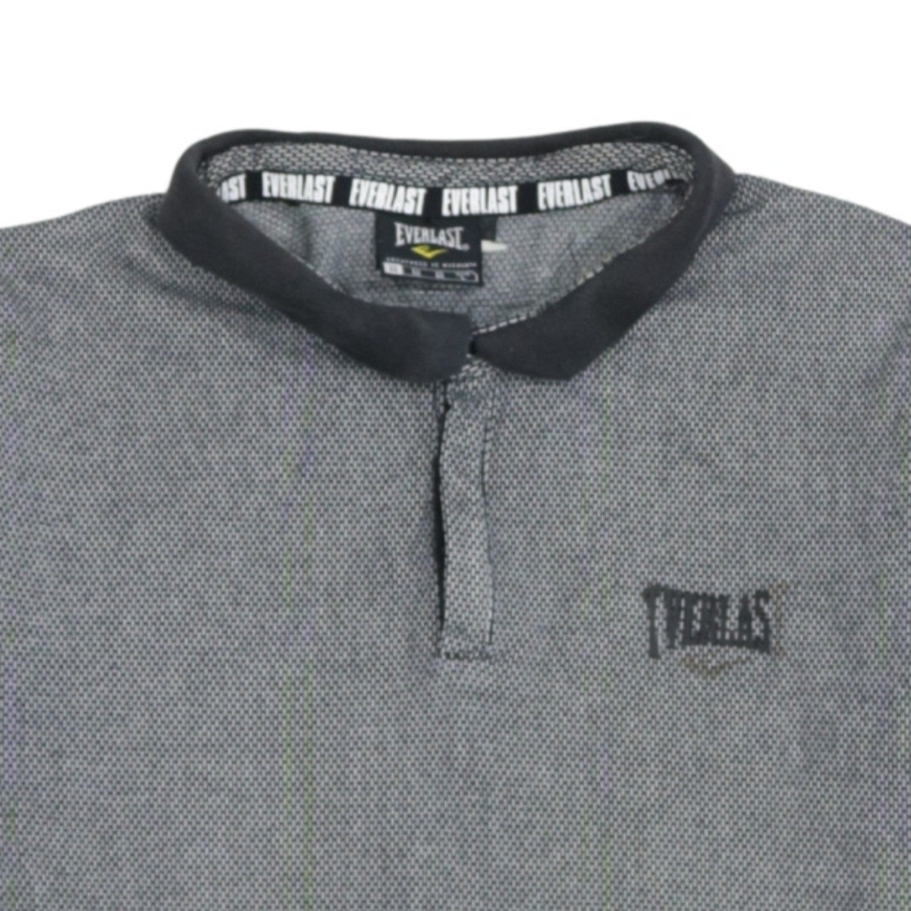 Everlast Men's Grey Short Sleeve Polo Shirt Size M Casual Sportswear