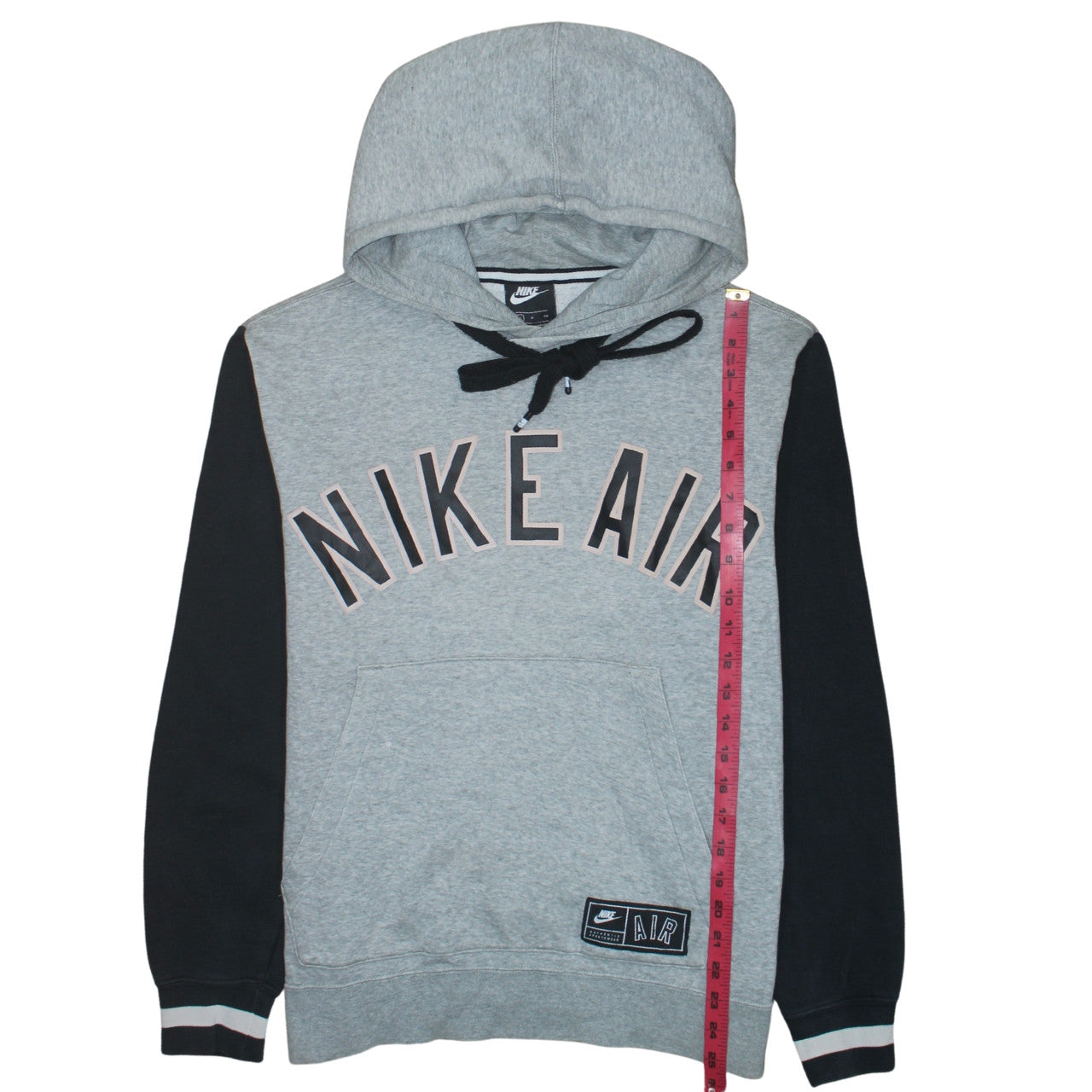 Nike Air Men's Grey Pullover Hoodie S Regular Fit Sports Fleece