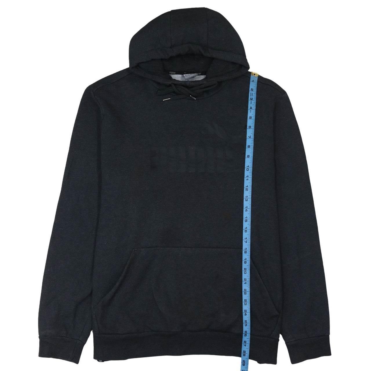 PUMA Men's Black 2XL Pullover Hoodie Fleece Sweatshirt