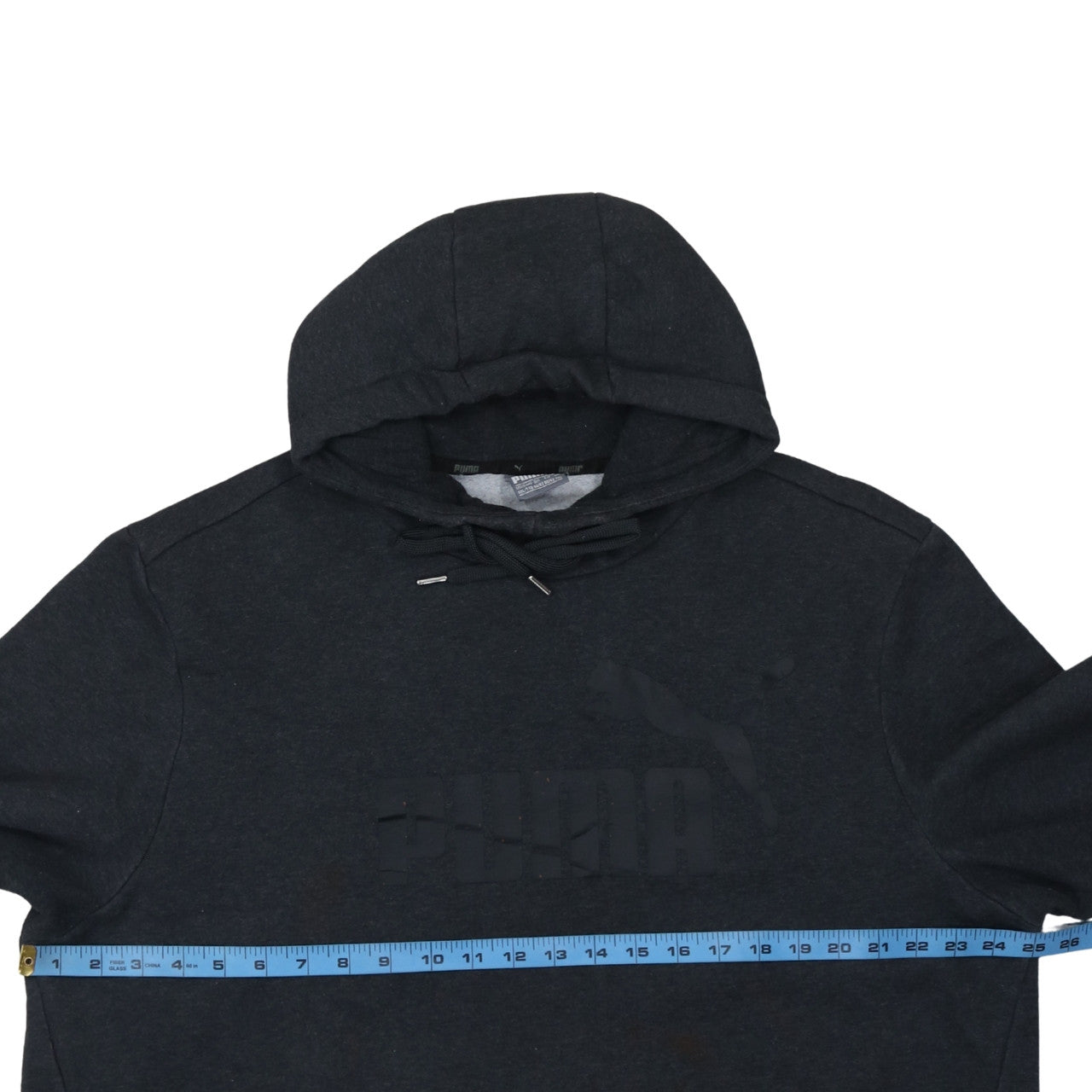 PUMA Men's Black 2XL Pullover Hoodie Fleece Sweatshirt