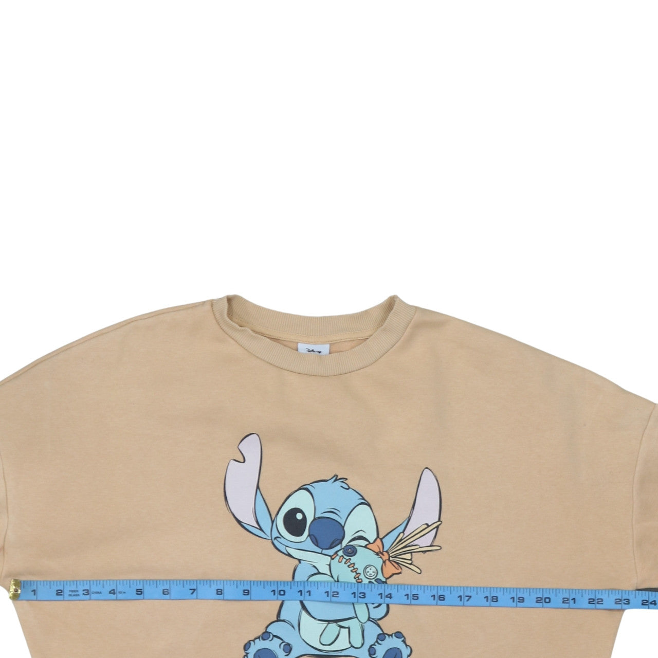 Disney Classics at George Women Beige Stitch Sweatshirt Size 8-10