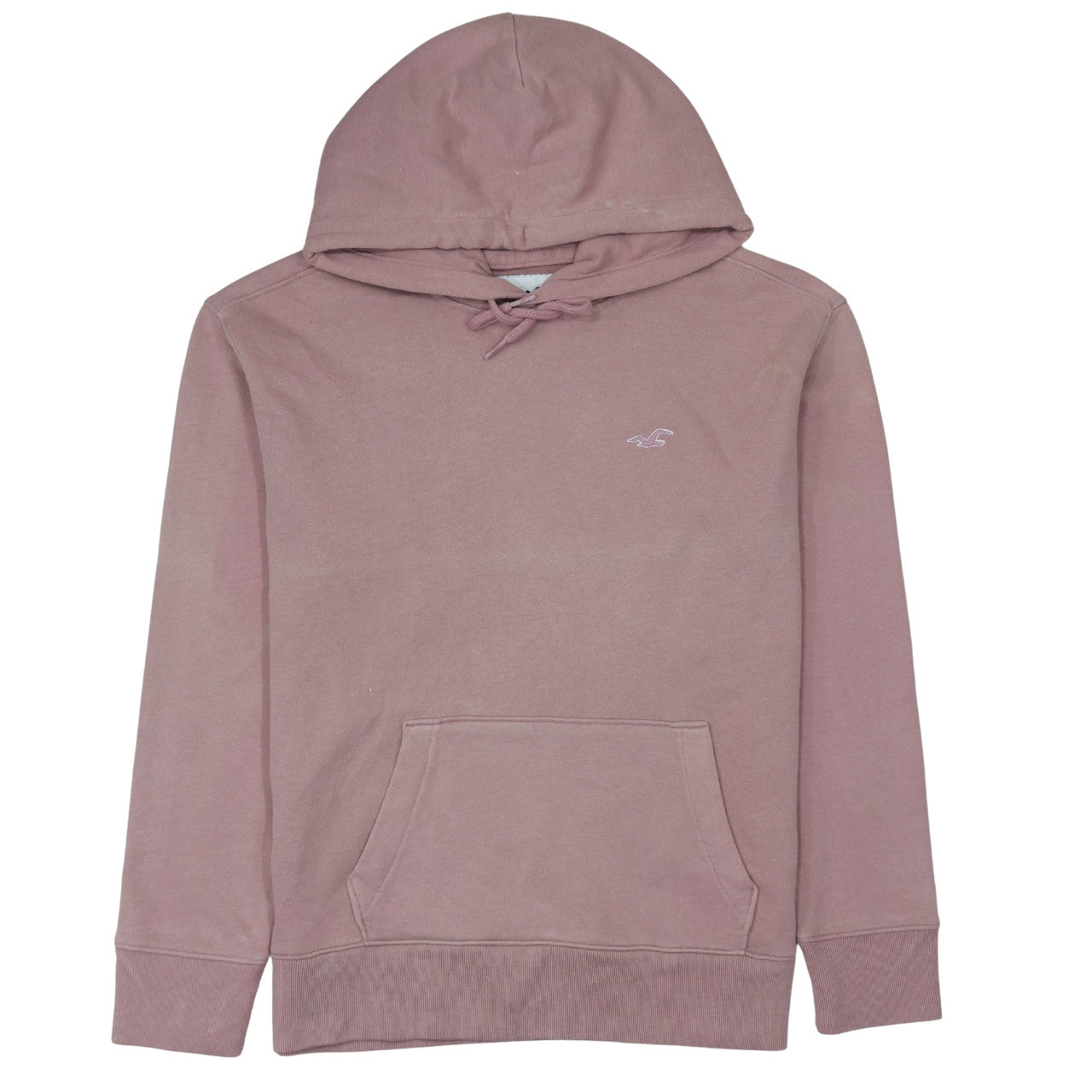 Hollister Women Pink XS Pullover Hoodie Cotton Blend Casual