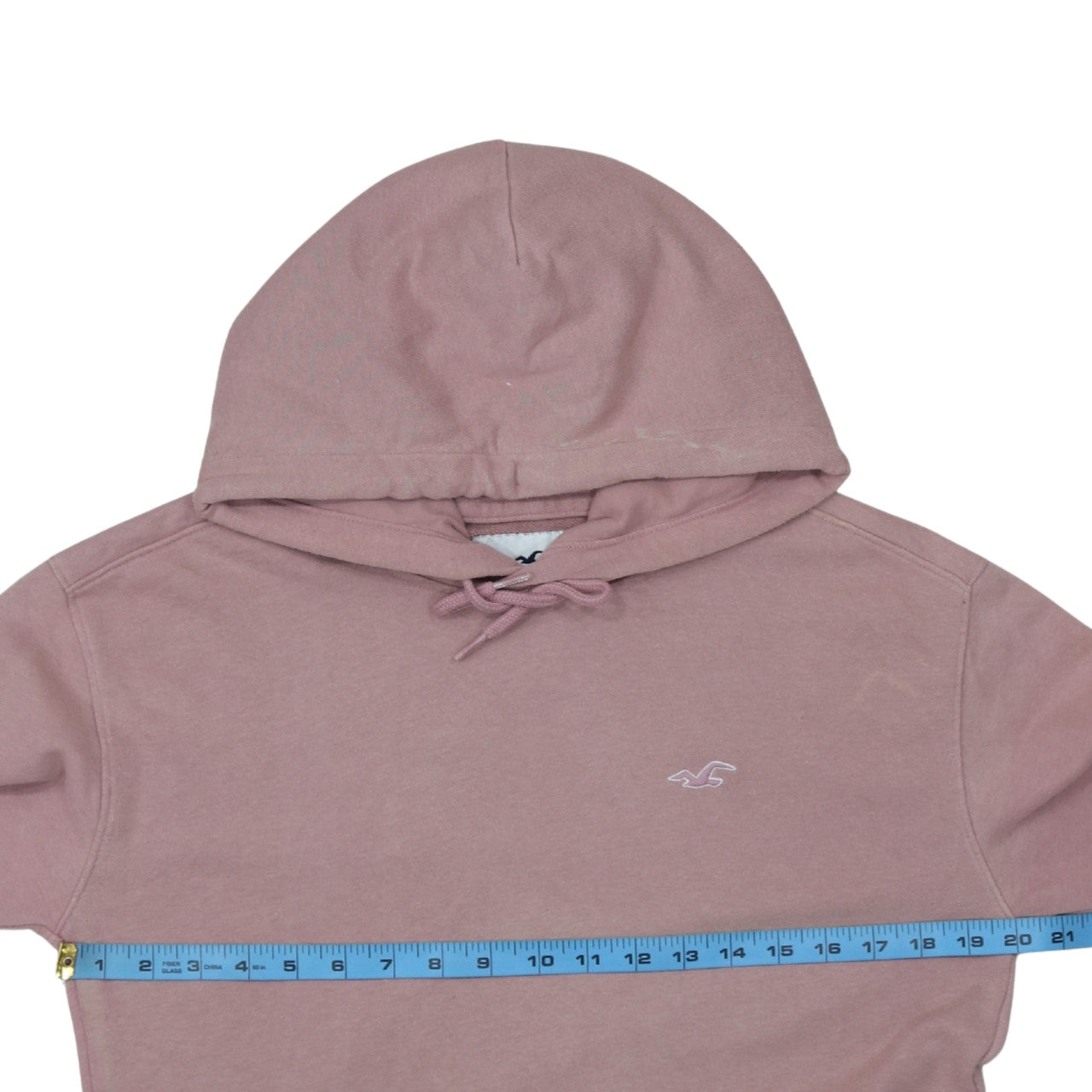 Hollister Women Pink XS Pullover Hoodie Cotton Blend Casual