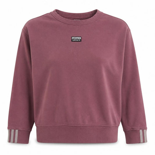 Adidas Womens Pink Sweatshirt UK 12 Long Sleeve Crew Neck Casual