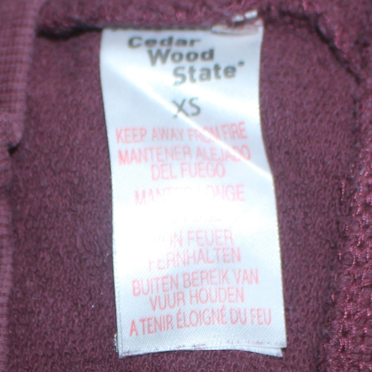 Cedar Wood State Men's Brown XS London Graphic Print Sweatshirt