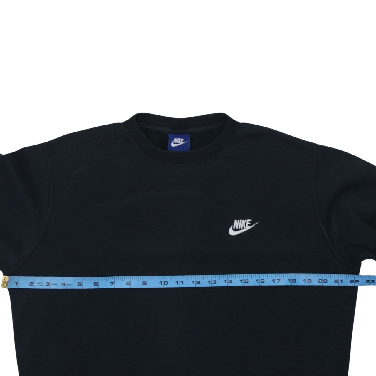 Nike Men's Black Crew Neck Logo Sweatshirt Size M