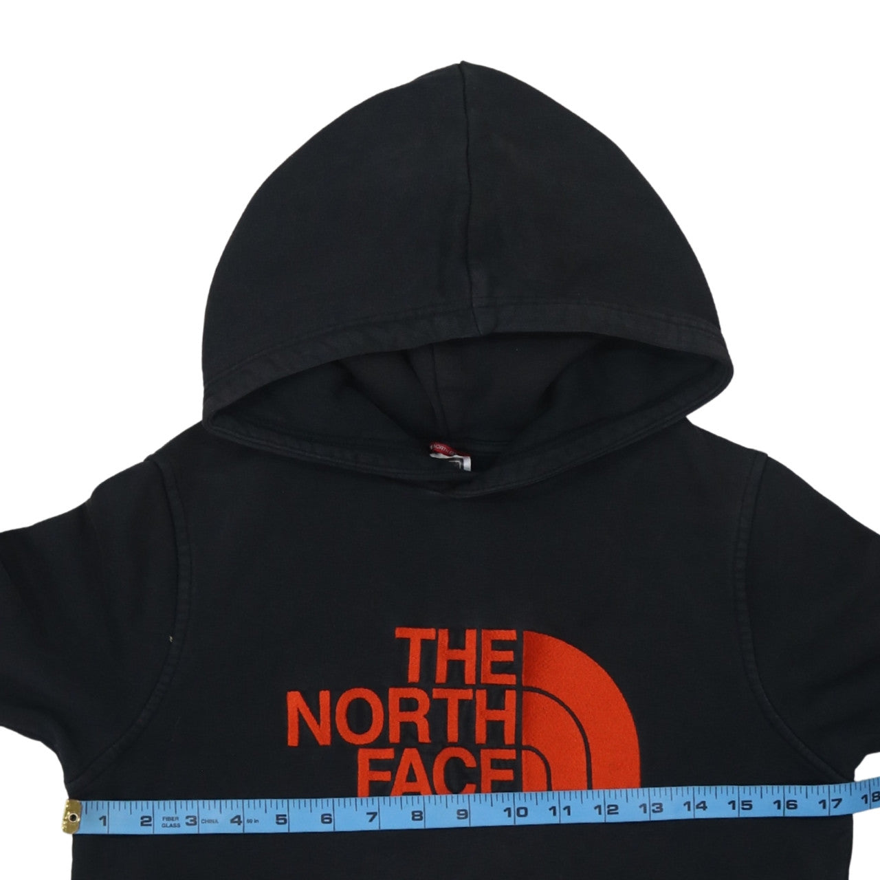 The North Face Boys Black Large Pullover Hoodie 100% Cotton Logo Design