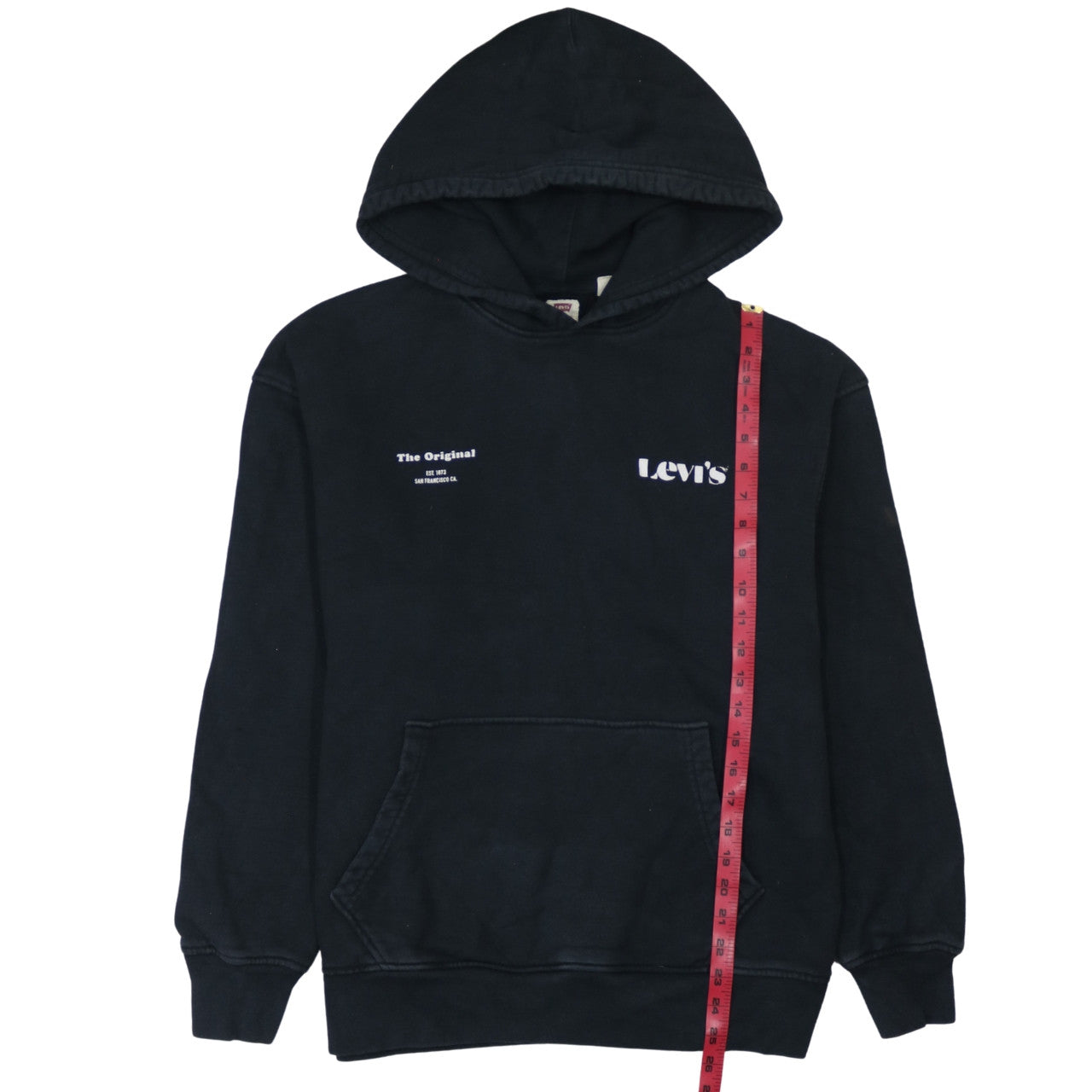 Levi's Men's Black Relaxed Fit Pullover Hoodie Size S