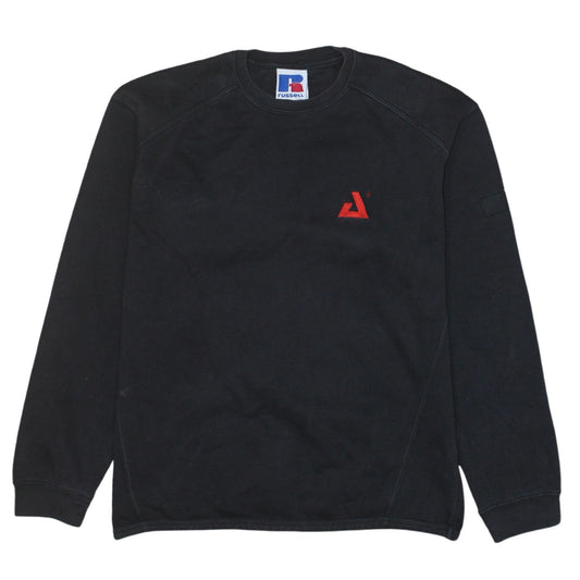 Russell Men's Black XS Crew Neck Pullover Sweatshirt