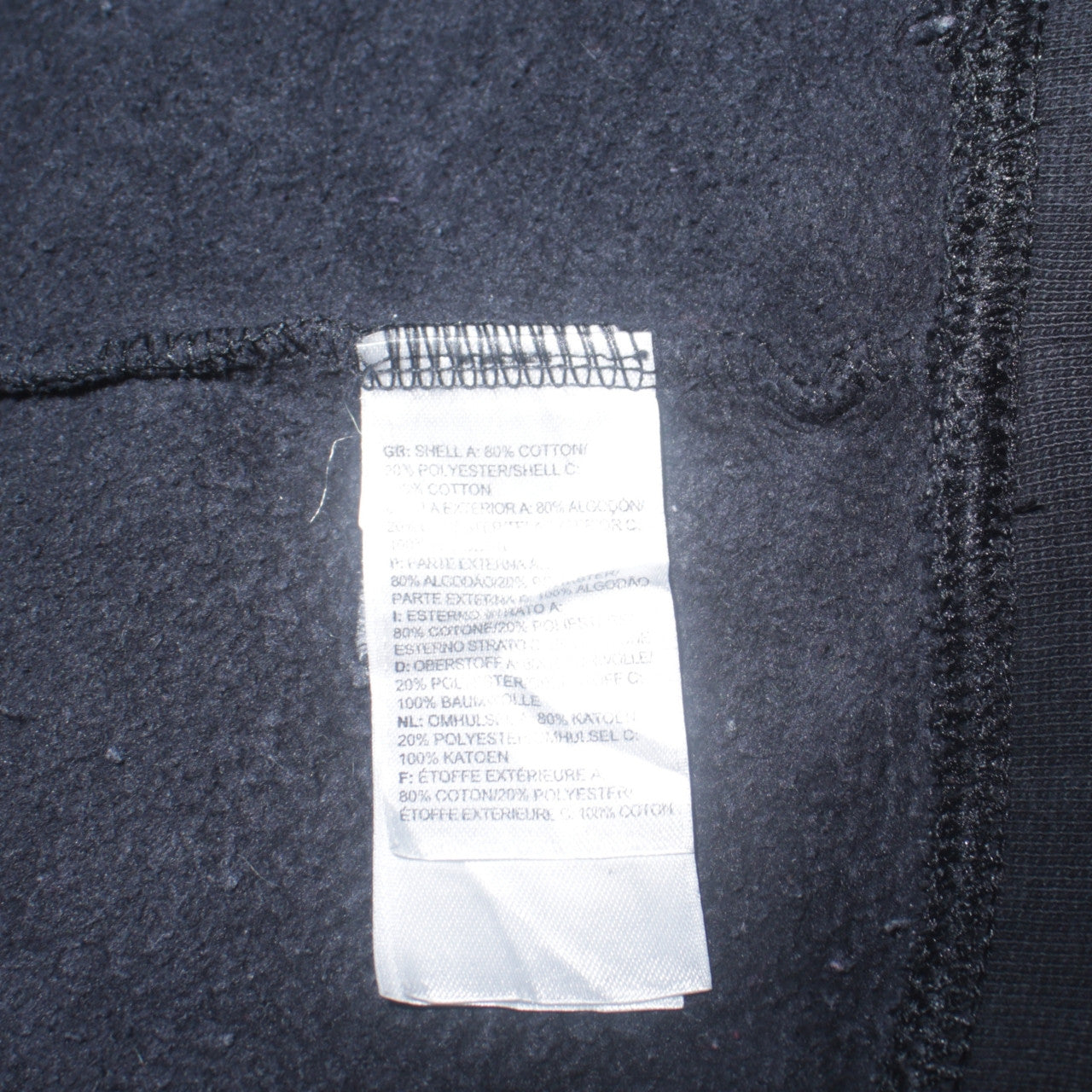 The North Face Womens Black Large Pullover Hoodie with Logo Print
