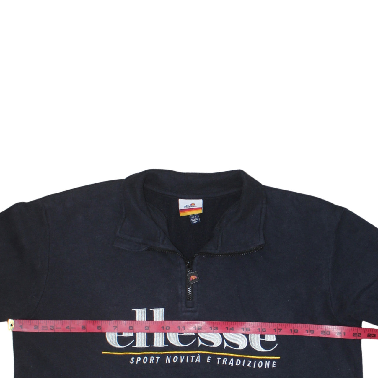 Ellesse Men's Multicoloured 1/4 Zip Pullover Sweatshirt Size S