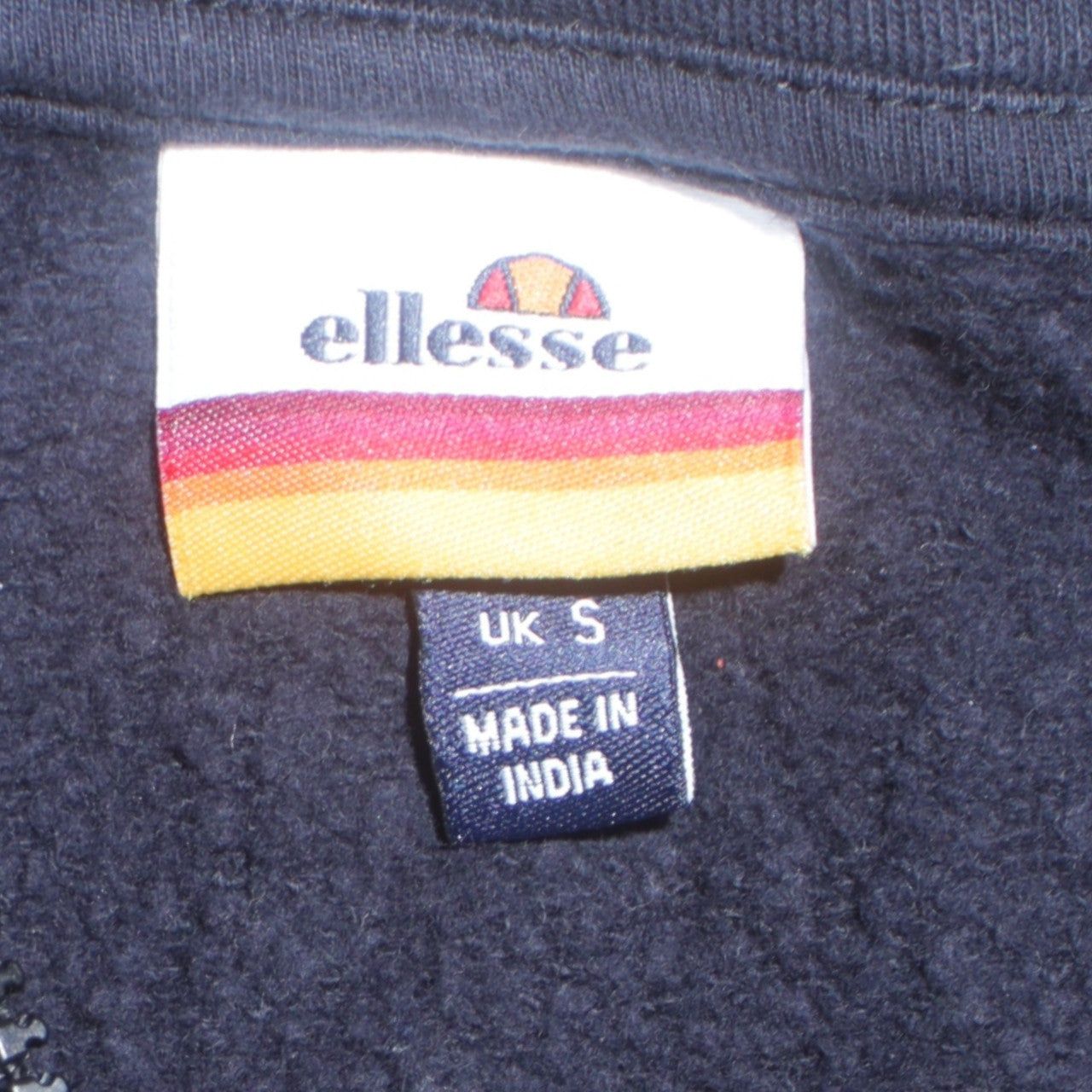 Ellesse Men's Multicoloured 1/4 Zip Pullover Sweatshirt Size S