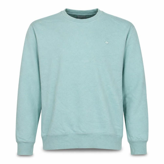 adidas Men's Green Crew Neck Sweatshirt Size M Pullover Logo