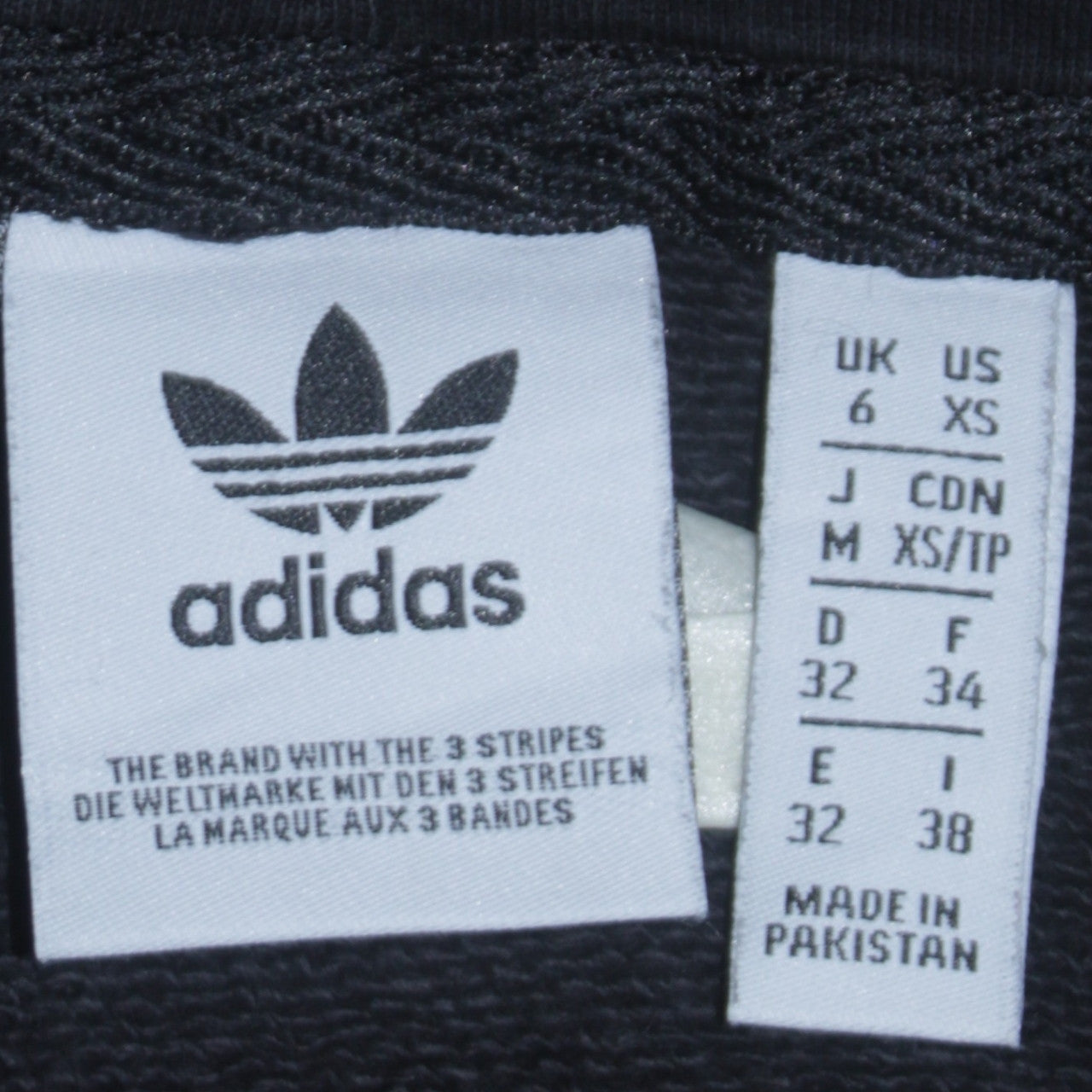 Adidas Womens Black Pullover Hoodie XS Hooded Sweatshirt Casual