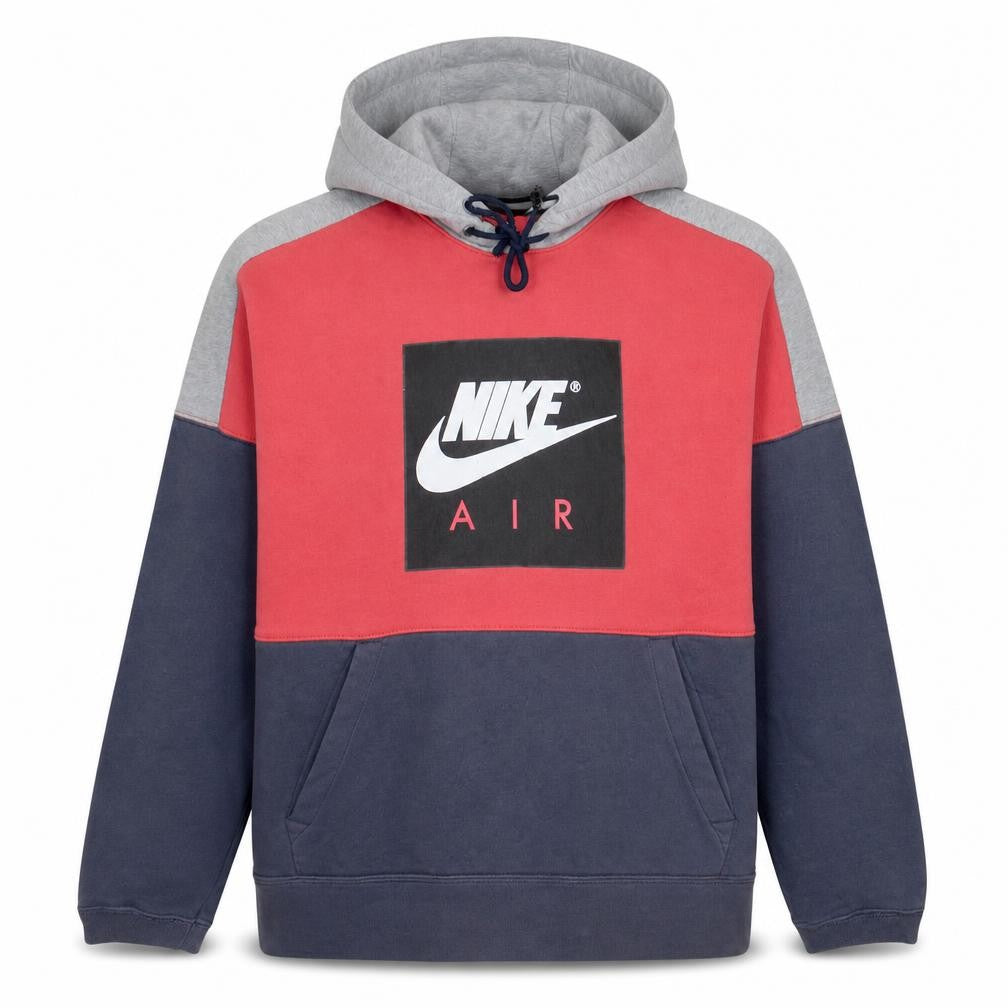 Nike Men's Multicoloured Pullover Hoodie M Fleece Logo Sweatshirt