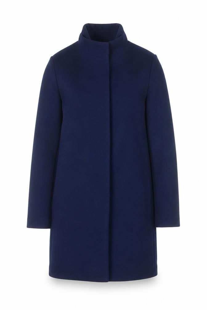 St. Bernard for Dunnes Stores Navy Women's Coat Small Classic Longline