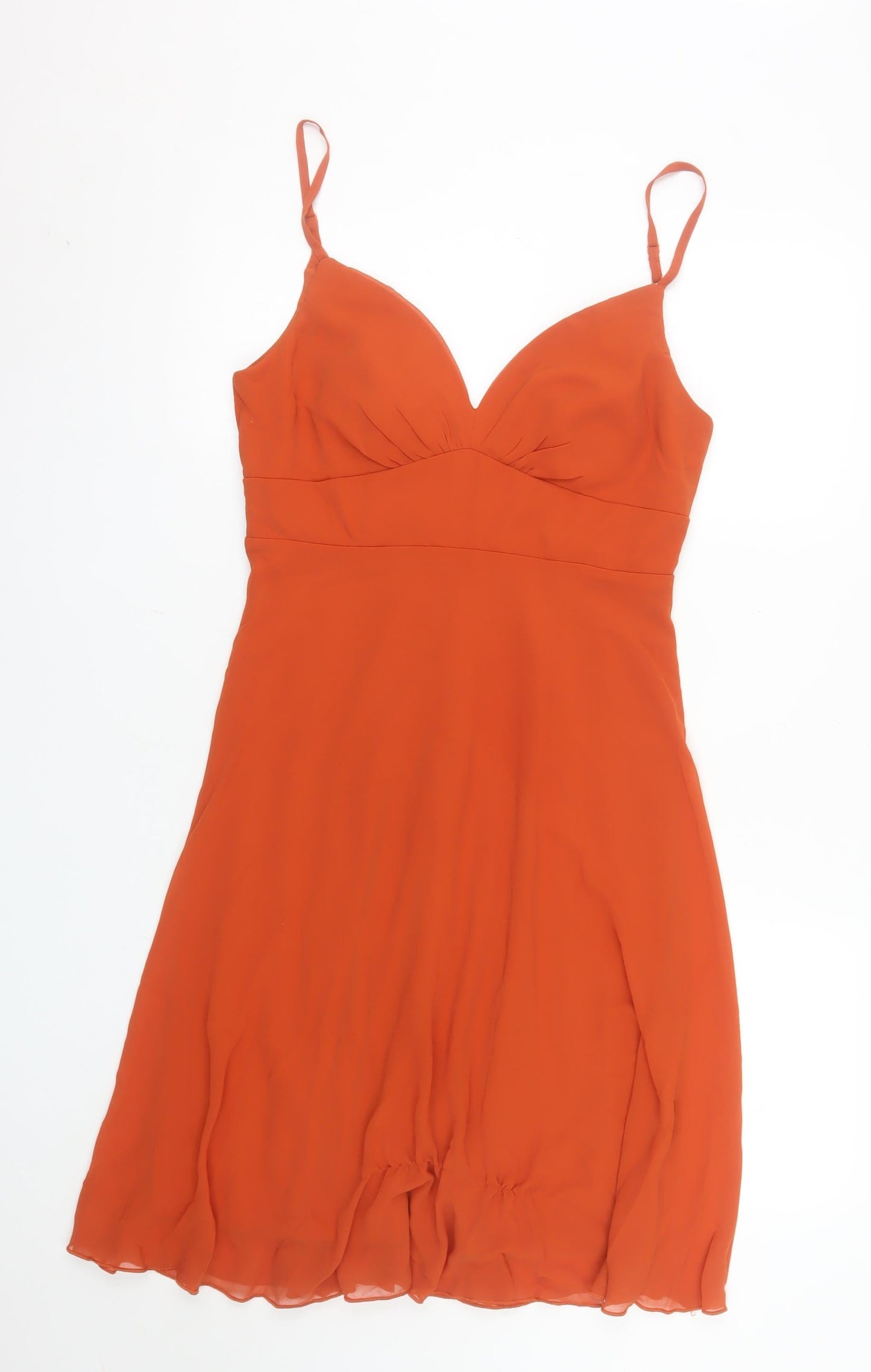 Ever Pretty Women’s Orange Knee Length Slip Dress UK 12