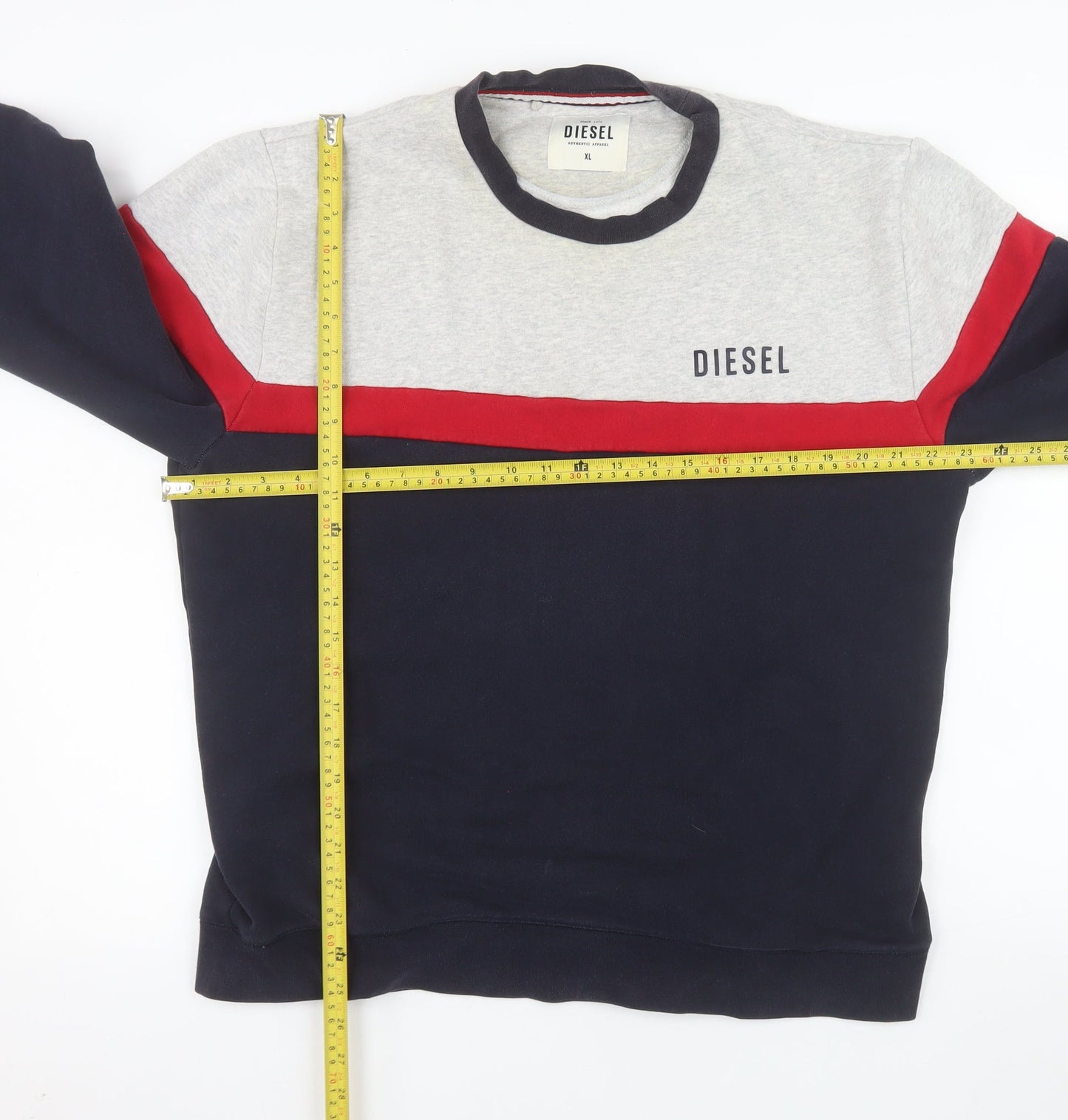 Diesel Men's Multicoloured XL Pullover Sweatshirt Crew Neck